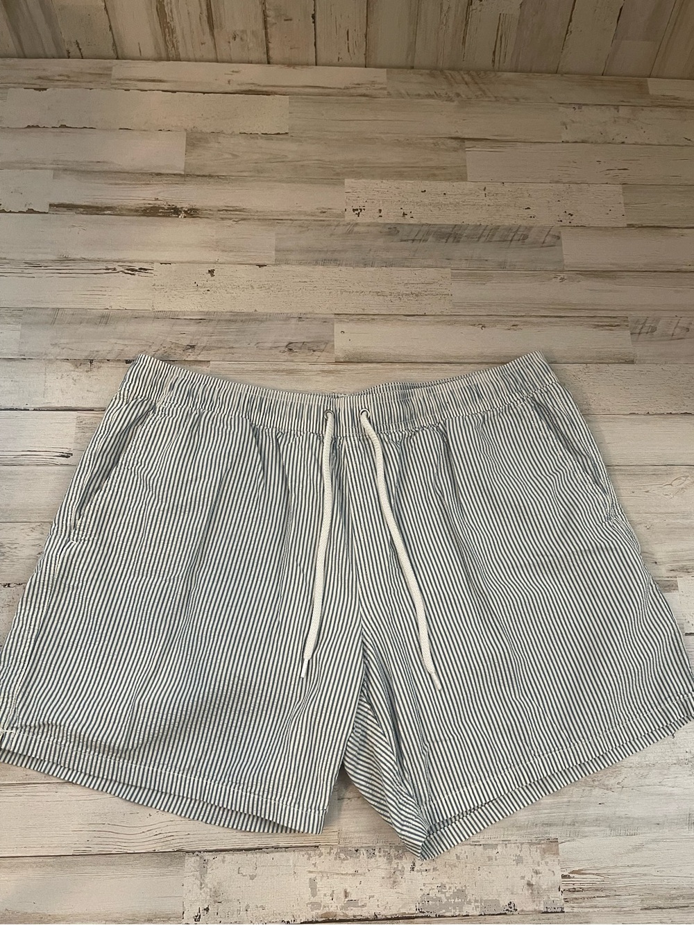 J. Crew Seersucker Swim Trunks